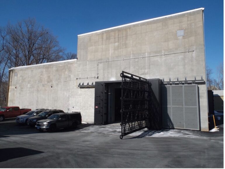 Proj #7 As part of Indian Point NPP’s Fukushima Modifications, a selected “Vital Hardened FLEX Equipment Storage Building” required a Concrete Wall Structural Strengthening with an Engineered Composite Carbon Fiber System in order to withstand 360 MPH Tornado Winds.