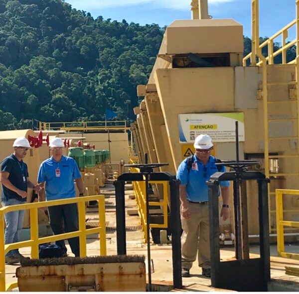 Pic 3 / Proj #9 Corrosion protection coating of mechanical components @ in-take bay for turbine / condenser circulating water system @ Angra NPP